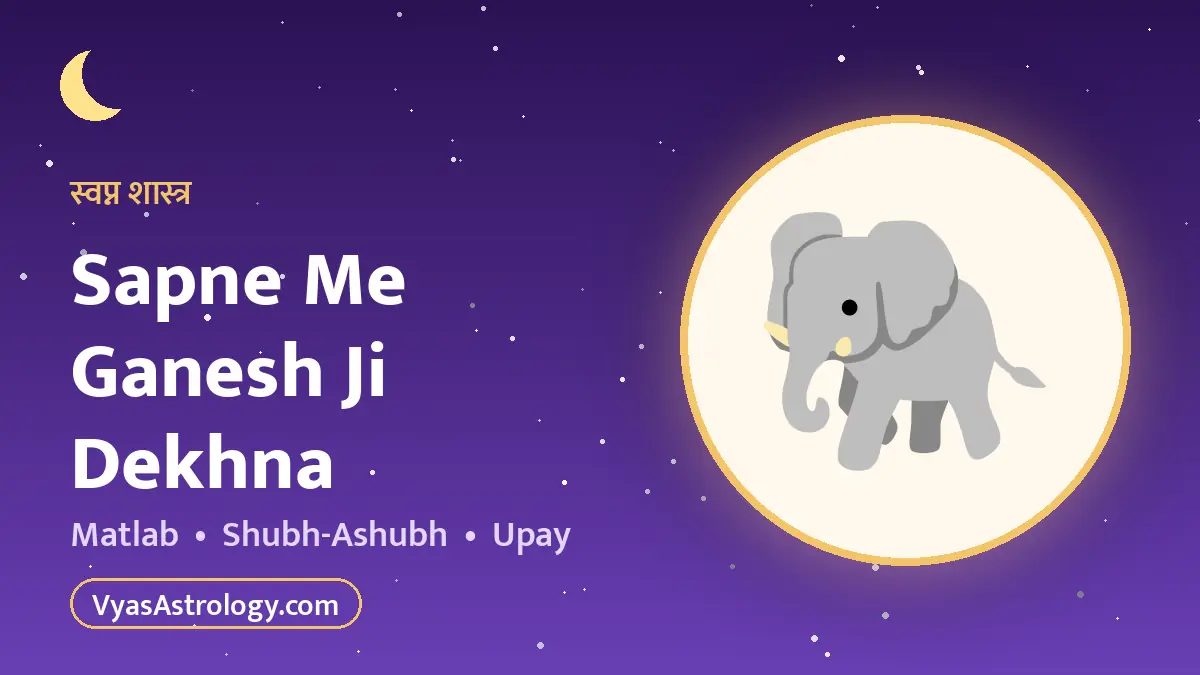 सपने में गणेश देखना