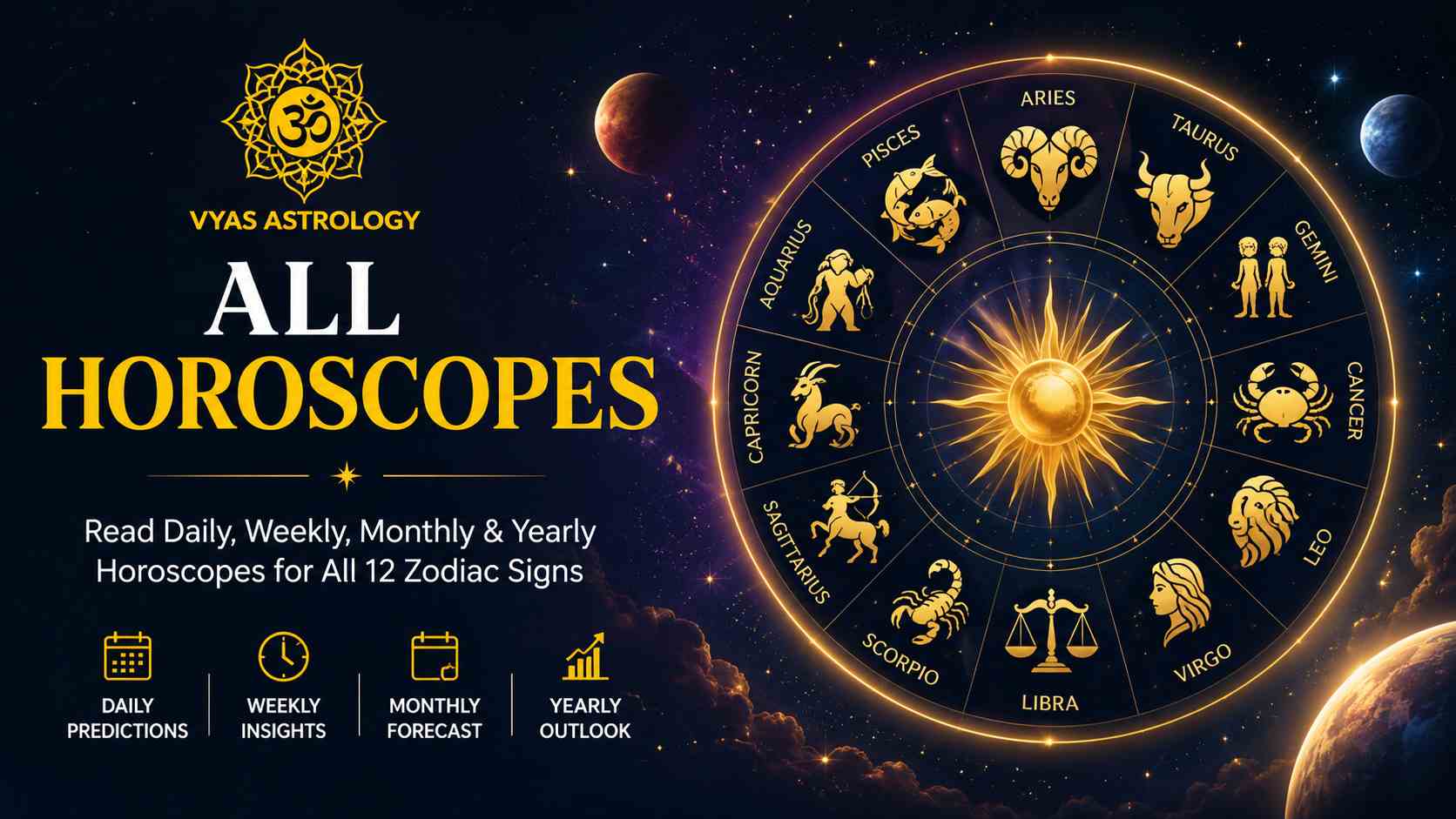 Today Horoscope - Vyas Astrology