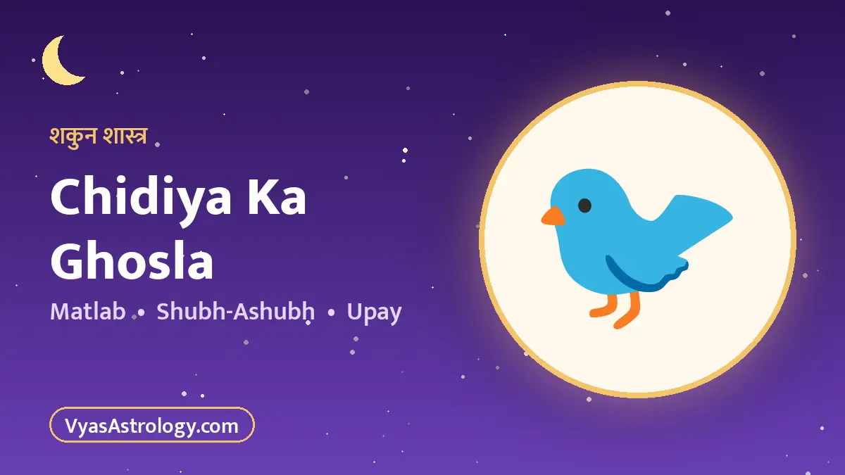 घर में चिड़िया का घोंसला - chidiya ka ghosla ka matlab