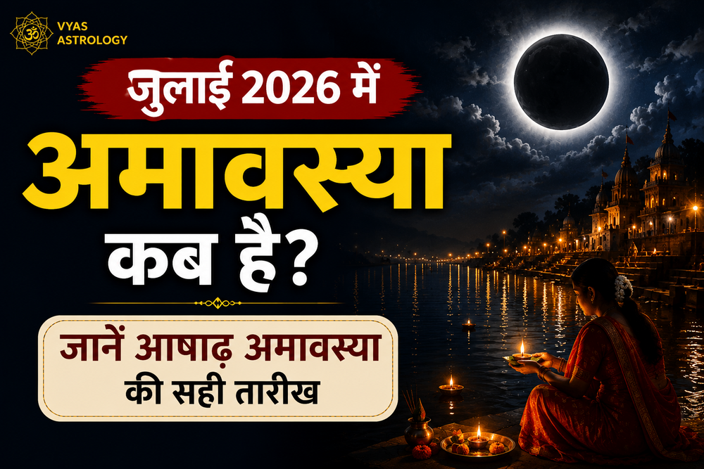 जुलाई 2026 में अमावस्या कब है? जानें आषाढ़ अमावस्या की सही तारीख